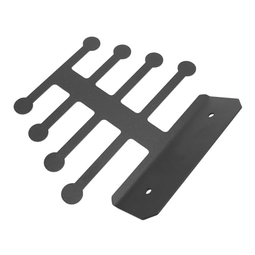 Pilipane Band Storage Rack Heavy Duty Wall Mounted Multifunctional Gym Equipment Organizer for Resistance Bands Jump Ropes Lifting Belts Carbon Steel 20.3 x 12.6cm