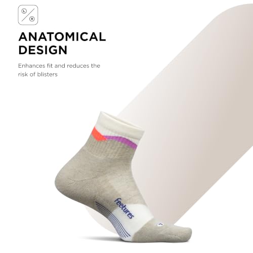 Feetures Trail Max Cushion Quarter Sock