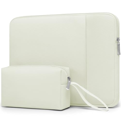 HYZUO 13 Inch Laptop Sleeve Bag Set for MacBook Air 13 M5/M4/M3/M2/M1 A3449 2026-2018, 13" MacBook Neo 2026 A3404, MacBook Pro 13 M2/M1 2026-2016, iPad Pro/Air 13, XPS 13, Surface Pro, Beige - color: Beige, size: 13 Inch