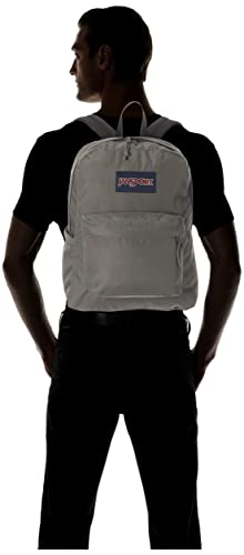 JanSport SuperBreak Plus Backpack with Padded 15-inch Laptop Sleeve and Integrated Bottle Pocket - Spacious and Durable Daypack for Work and Travel - Graphite Grey - color: Graphite Grey