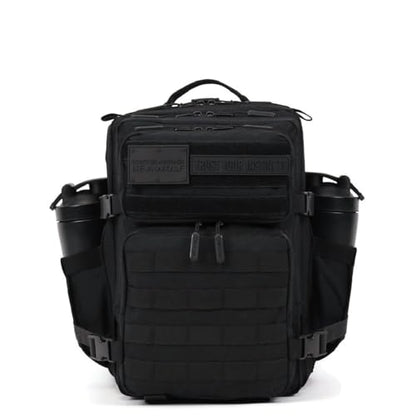 WOLFpak 25L Tactical Gym Backpack (Nightshade Edition) Durable 1000D Waterproof Oxford Material with MOLLE Webbing, Laptop Pocket & Dual Cup Holders - color: Nightshade Edition