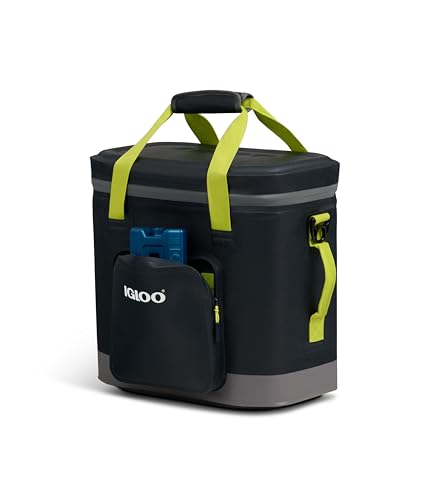 Igloo Trailmate Soft Sided Coolers | Portable Insulated Cooler Bag - color: 36-Can Jet Carbon