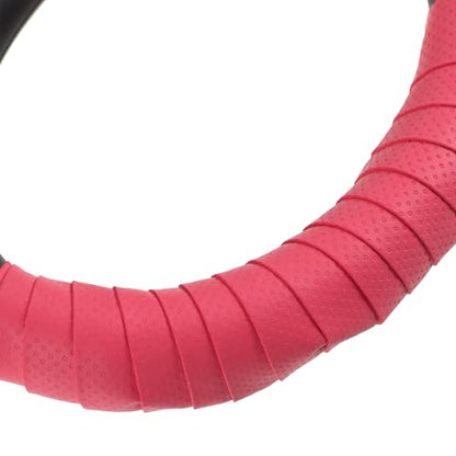 Happyyami ’s Adjustable Gymnastics Rings Set with Sturdy Plastic Rings and Adjustable Straps, 2 Pairs (1m Blue and Red), Indoor Fitness Equipment for Pull-ups and Gymnastics Training at Home