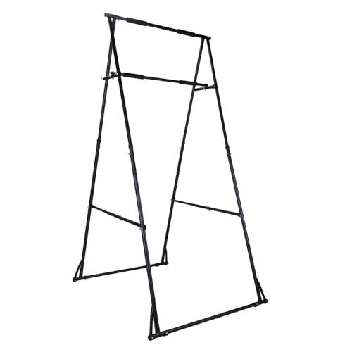 Generic Foldable Free Standing Pull Up Bar Station Adjustable Power Tower Dip Bar Pullup Fitness Equipment for Home Gym Strength Training