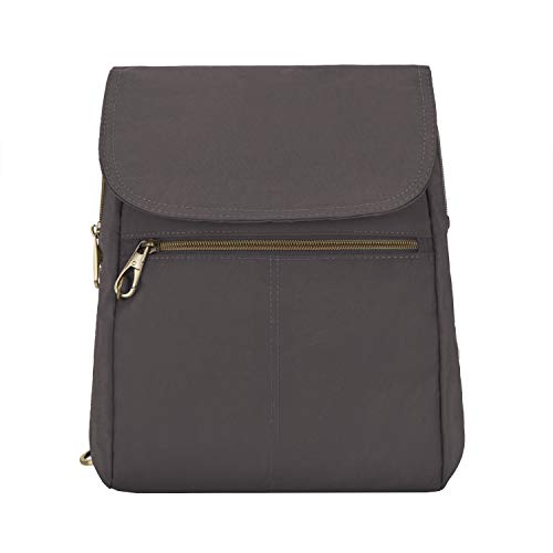 Travelon Anti-Theft Signature Slim Backpack - color: Smoke