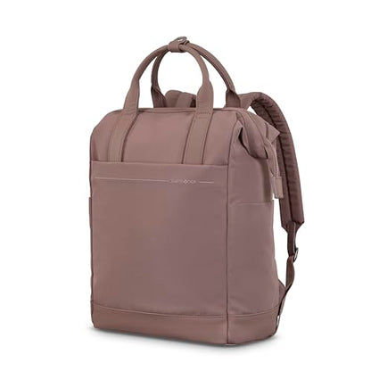 Samsonite Better Than Basics Convertible Backpack - Dual Carrying Options - Doctor-Bag Style Opening With Concealed Front Zipper - StackIt™ Strap Designed For Luggage Trolley - CHOCOLATE MAUVE