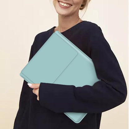 BVYA 15-16" Laptop Sleeve, PU Leather Laptop Case Compatible with MacBook Pro 16 2019-2021 M1 Pro M1 Max (A2485 A2141), Case Compatible with MacBook Pro 15 2010-2019 (A1990 A1707 A1398) - color: BLUE, size: For 15-16 inches