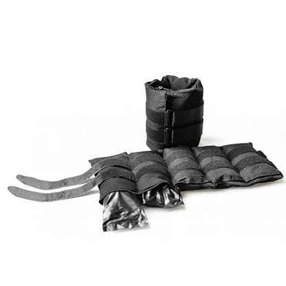CAP Barbell Adjustable Ankle Weights |10-20lb Pair | Black - size: 20-Pounds