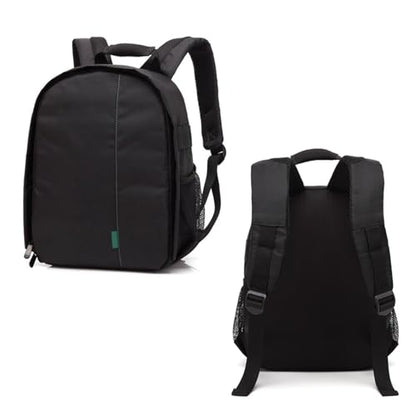 Camera Backpack Small Camera Backpack for Photographers DSLR Camera Waterproof Crossbody Waterproof DSLR Backpack Multi Camera Bag Gray (Green)