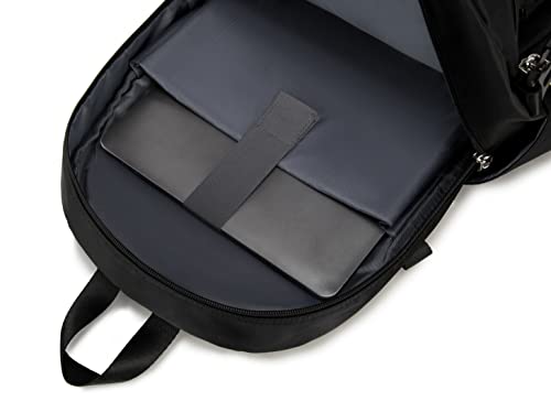 Acmebon Girl Roomy Fashion Laptop Backpack Casual Daily Backpack for Women Black - color: Black