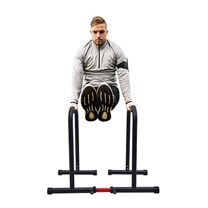 Dip Stand Station, Dip Station Functional Dip Stands Fitness Workout Dip bar Station Stabilizer Push Up Stand, Dip Bar, Adjustable Bars for Home Workout, Dip Station with 440LBS Loading Capacity