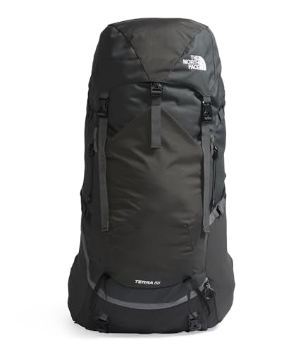 The North Face Women's Terra 55 Backpack - Hiking Pack, Women-Specific Fit, Cinch-Top Opening, Pole & Ice Axe Attachments, Asphalt Grey/TNF Black-NPF, Medium/Long - color: Asphalt Grey/Tnf Black-npf, size: Medium/Long