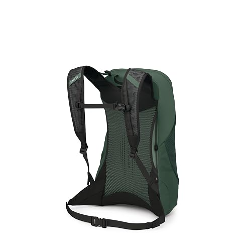 Osprey Hikelite LT 16L Hiking Backpack - Lightweight Travel Daypack with Rain Cover for Men and Women, Tundra Green - color: Tundra Green, style: 16l