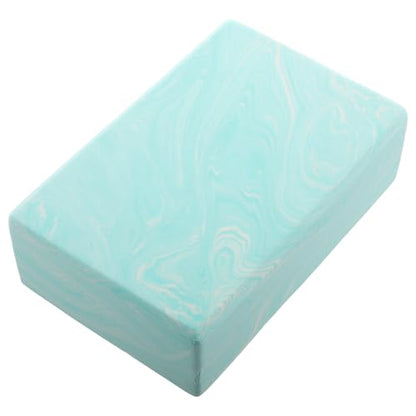 Toyvian Non-slip Eva Foam Yoga Block for Pilates and Exercise, High Density Camouflage Green Yoga Brick for Balance Training and Leg Stretching Support,
