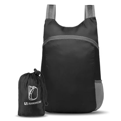20L Ultra Hiking-Daypack Lightweight Foldable Travel Packable Backpack for Camping Cycling Outdoor,black - color: Black