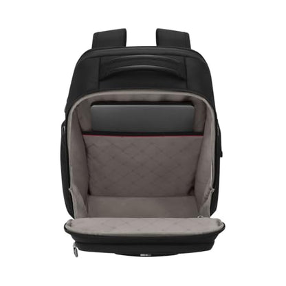 Victorinox Werks Traveler 7.0, Deluxe Backpack, Backpack with 15.6'' Laptop and 11'' Tablet Compartment, Black