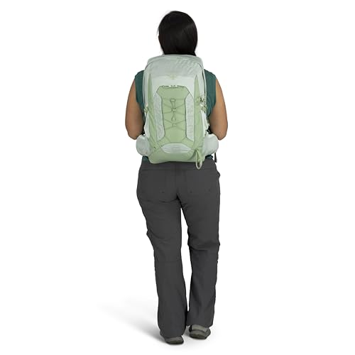 Osprey Tempest 11L Women's Lightweight Hiking Backpack - Small Daypack for Travel & Camping, Frosty Mint Green/Botanica - color: Frosty Mint Green/Botanica, size: 11L - Standard Fit