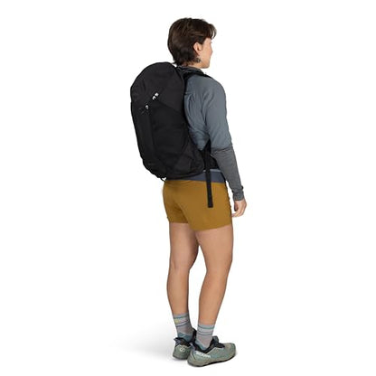 Osprey Hikelite LT 16L Hiking Backpack - Lightweight Travel Daypack with Rain Cover for Men and Women, Graphite Purple - color: Graphite Purple, style: 16l