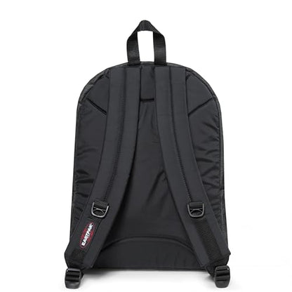 Eastpak Pinnacle Backpack - Bag For School,Travel, Work, or Bookbag - Black Denim - color: Black Denim