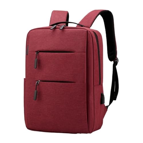 Stylish Minimalist Casual Backpack, Fashion-Forward Bag For Modern Urban Daily Use(Claret) - color: Claret