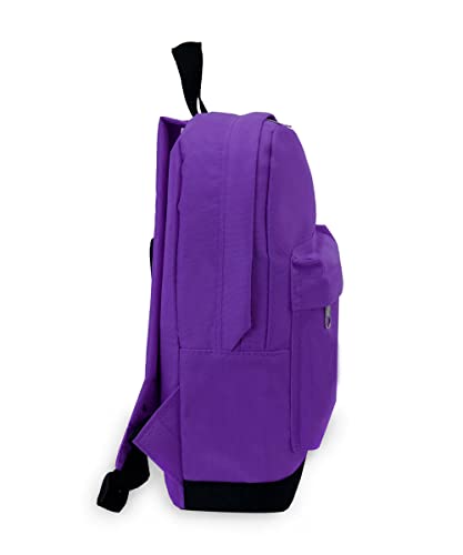 Everest 10452 Mini Backpack, 13", Dark Purple - color: Dark Purple