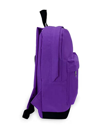 Everest 10452 Mini Backpack, 13", Dark Purple - color: Dark Purple