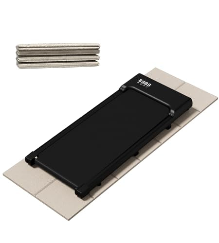 Treadmill Walking Pad Mat for Carpet, for Hardwood Floors, 68x24 Mat for Under Treadmill/Walking pad/Bike on Carpet, 1/4" Thick Exercise Equipment Mat, No Slip, Noise Shock Absorption (Beige) - size: 68"L x 24"W x 0.2"Th