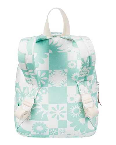Roxy Women's Always Core Backpack | Travel | Everyday Carry | Beach | Polyester | 8L Capacity - Beach Glass Beach Bum Check - color: Beach Glass Beach Bum Check