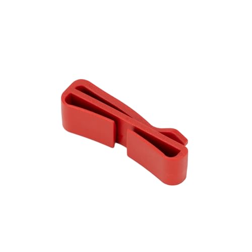 TACNEX Tactical Backpack Strap Clip Webbing Keeper Holder MOLLE Belt Hook Retainer Harness/Sling/Bag/Military Strap Stays - color: Red, size: 1"
