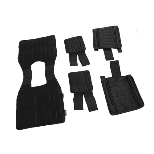 RiToEasysports Adjustable Weight Vest, 15kg 35kg Loading Capacity with 32 Sand Pouches Thicken Shoulder Straps for Strength Training Weight Loss Muscle Building - size: #-35