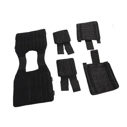 RiToEasysports Adjustable Weight Vest, 15kg 35kg Loading Capacity with 32 Sand Pouches Thicken Shoulder Straps for Strength Training Weight Loss Muscle Building - size: #-35