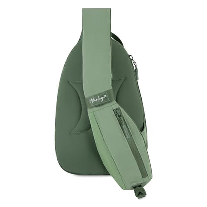 Crossbody Sling Bag - color: Palm Green