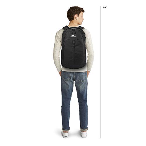 High Sierra Swerve Pro Backpack with Laptop Pocket + Tablet Sleeve, Fits most 17” Laptops, 27L, Black - color: Black, size: One Size