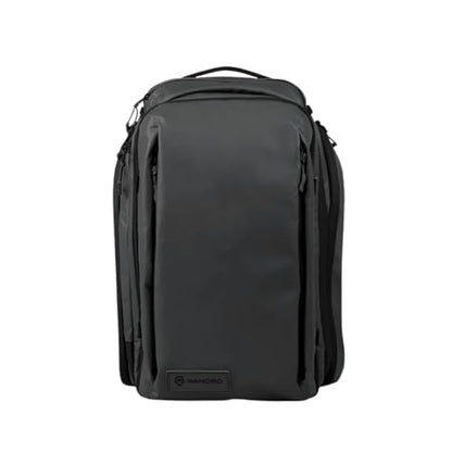 WANDRD TRANSIT Travel Backpack (35L): Expandable Carry-On Travel Backpack – Weather-Resistant, Laptop Compartment, Dual Side Access & Camera Cube Compatible Adventure Bag - color: Black, style: 35l Travel Backpack