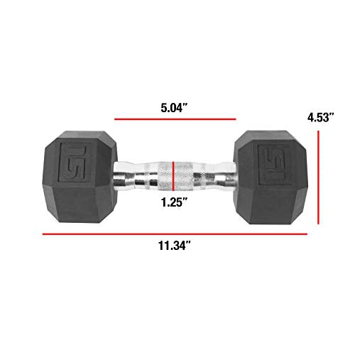 CAP Barbell Coated Dumbbell Weight | Multiple Options Pairs & Sets - size: 20 lb - Pair, style: 12-Sided - Black Handle