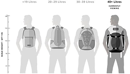 TETON 55L Scout Internal Frame Backpack for Hiking, Camping, Backpacking, Rain Cover Included - color: Tan, size: 55L