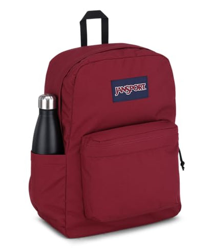 JanSport Superbreak Backpack - Durable, Lightweight Premium Backpack, Russet Red - color: Russet Red