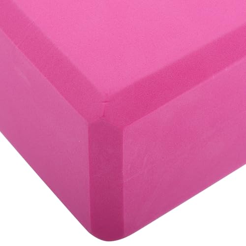 FOMIYES 2pcs Non-slip Eva Yoga Blocks High Density Gym Blocks for Pilates Balance and Stretching Practice, Lightweight Foam Bricks for Adults and Flexibility Training