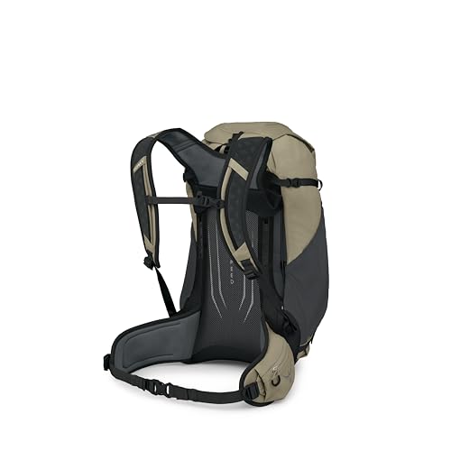 Osprey Hikelite 32L Durable Hiking Backpack - Travel Daypack with Rain Cover for Men and Women, Olive Tan - color: Olive Tan, style: 32l