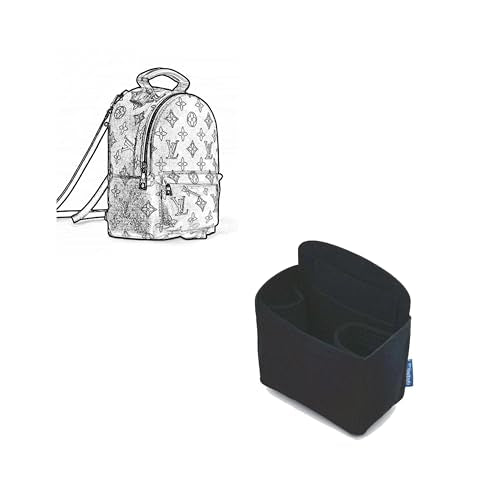 For Palm Springs Backpack Organizer, Palm Springs Backpack Insert,Palm Springs Backpack insert organizer（Black-MM） - color: Black, size: MM