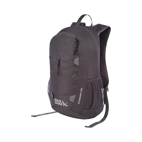 Eddie Bauer Stowaway Packable Backpack | Travel | Outdoor | Lightweight | Foldable | Durable | Ripstop Polyester | 20L - Dark Smoke - color: Dark Smoke, size: 20L
