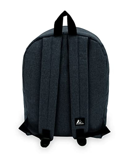 Everest 1045DM Denim Basic Backpack, Charcoal, One Size - color: Charcoal