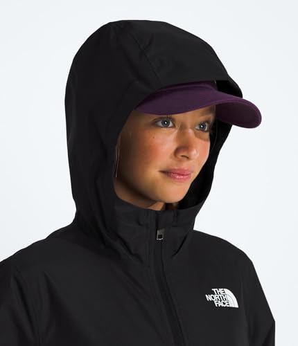 THE NORTH FACE Kids' Zipline Rain Jacket | Breathable Waterproof Rain Coat, Elastic Cuffs, Zip Pockets, Water Repellent - color: Tnf Black, size: Large