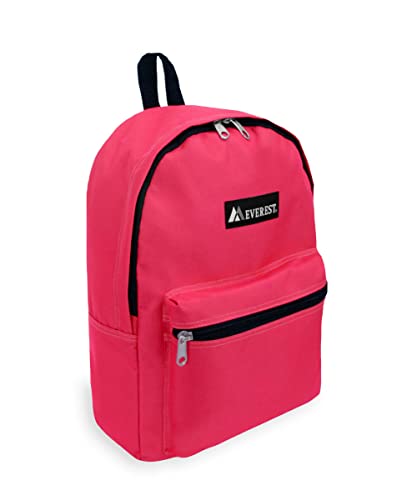 Everest 1045K Basic Backpack, 15", Hot Pink - color: Hot Pink