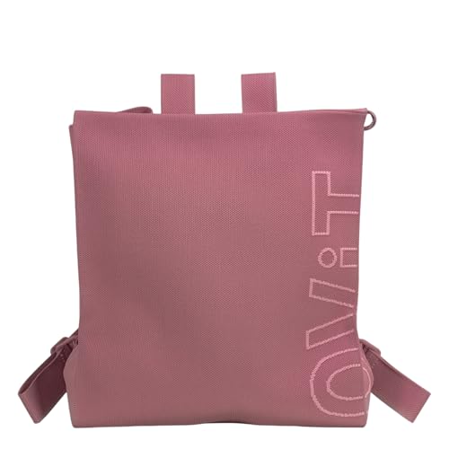 OViT Max Backpack – Minimalist Recycled Knit Laptop Backpack, Lightweight Vegan Everyday Backpack for Work, Travel and Commuting (13-15 inch Laptop) (Rose) - color: Rose