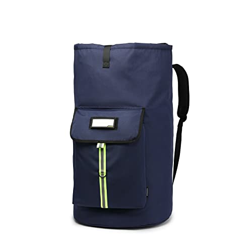 laundry bag backpack,extra-large heavy duty laundry bags,laundry backpack for college students,drawstring closure (Dark blue laundry bag backpack) - color: Dark Blue Laundry Bag Backpack