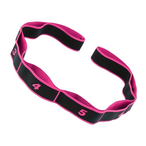 UncleS Elastic Tension Band Exercise Pull Rope Stretch Rope 8 Segment Pilates Stretching Band Female Resistance Training Equipment Fitness Exercise Resistance With Number - color: D