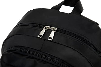 Acmebon Girl Roomy Fashion Laptop Backpack Casual Daily Backpack for Women Black - color: Black