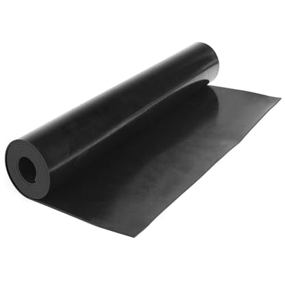 HooTown Solid Rubber Sheets Strips, 12” Wide x 1/16" Thick x 48” Long Neoprene Rubber Rolls Perfect for DIY Gasket Material, Sealing, Liner, Shield, Padding, Mat for Weather Stripping, No Adhesive - size: 12” Wide x 48” Long, style: 1/16" Thick