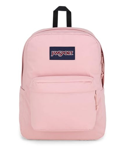 JanSport Superbreak Backpack - Durable, Lightweight Premium Backpack, Misty Rose - color: Misty Rose